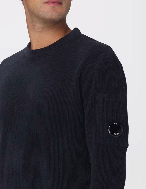 Jersey C.P. Company Cotton Chenille Azul Unisex