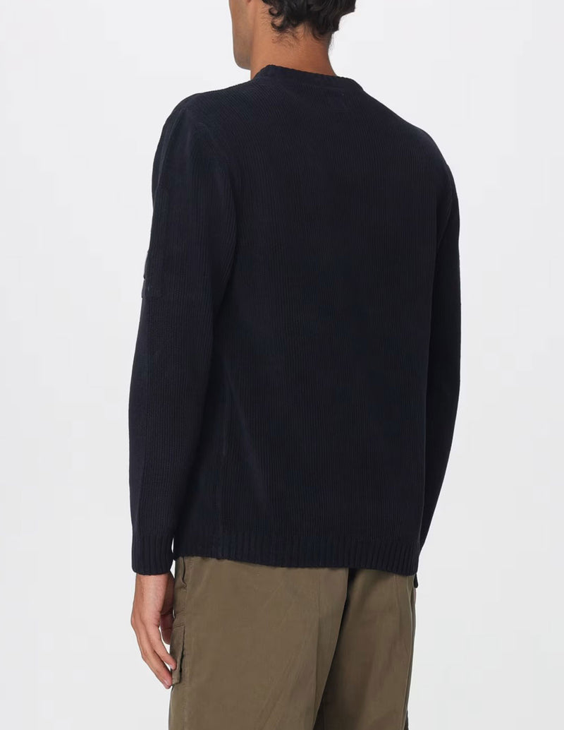 Jersey C.P. Company Cotton Chenille Azul Unisex