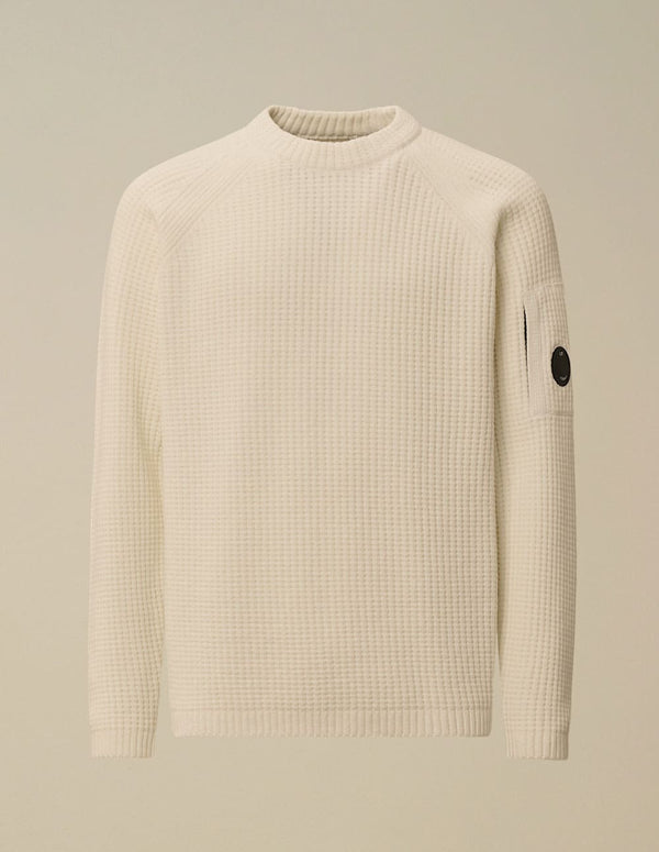 Jersey C.P. Company Cotton Chenille Lens Beige Hombre