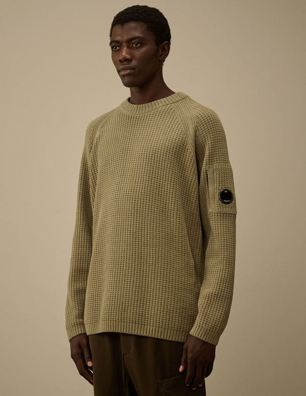 Jersey C.P. Company Cotton Chenille Lens Marrón Hombre
