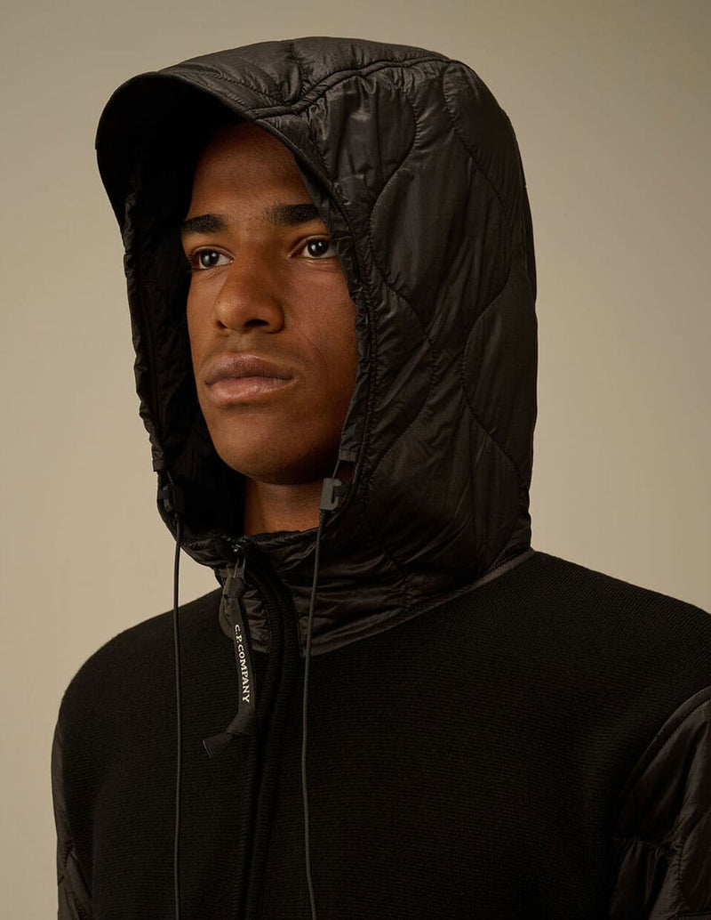Chaqueta C.P. Company Extrafine Merino Wool Negra Hombre