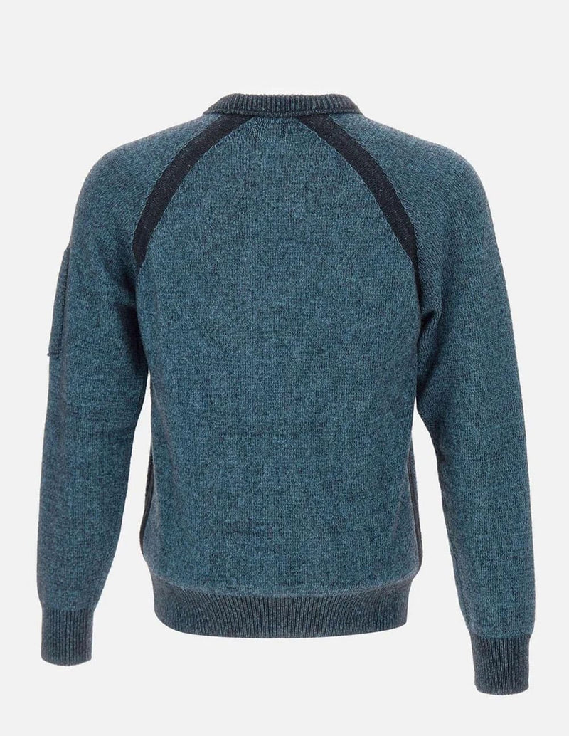 Jersey C.P. Company Fleece Knit Crewneck Azul Hombre