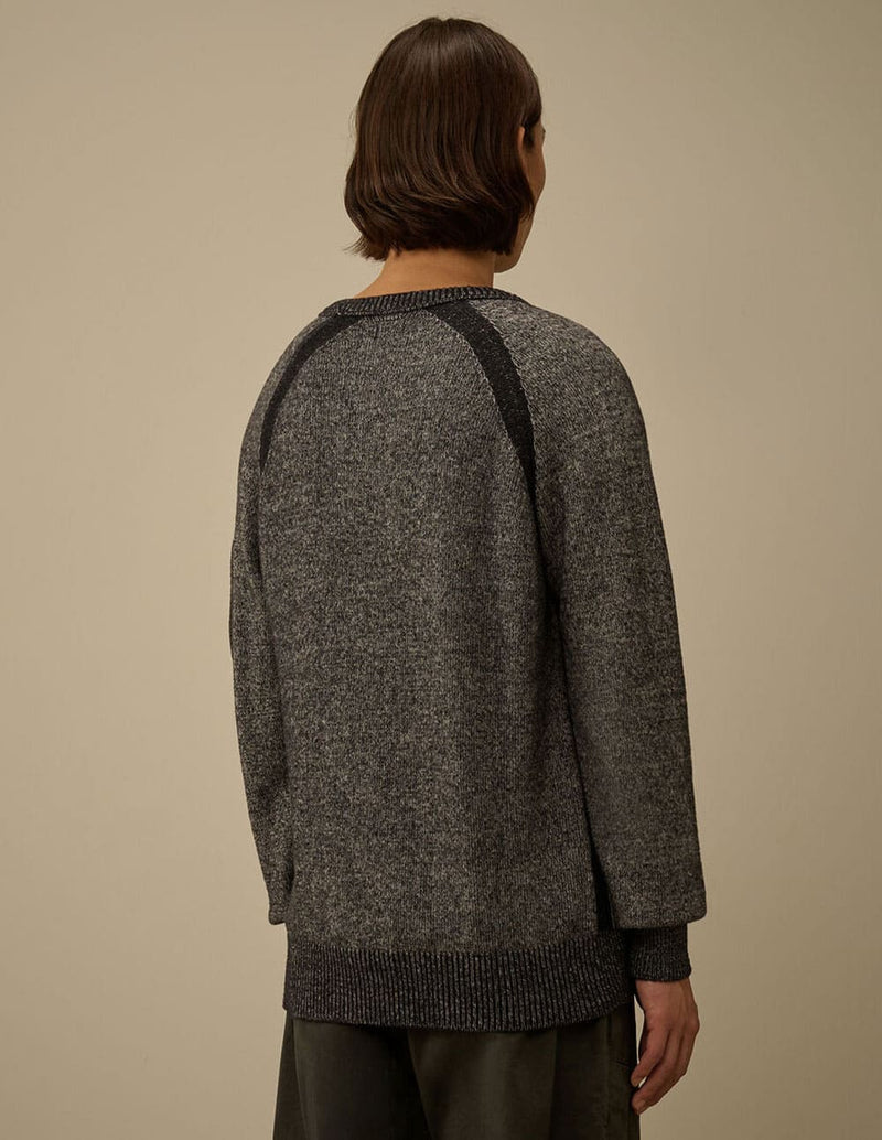 Jersey C.P. Company Fleece Knit Crewneck Gris Hombre