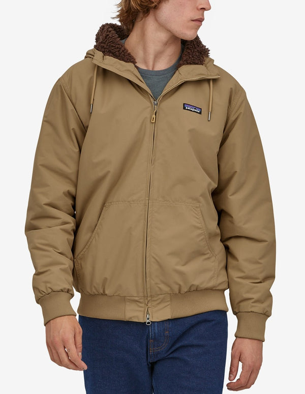 Chaqueta con Capucha Patagonia Lined Isthmus Beige Hombre