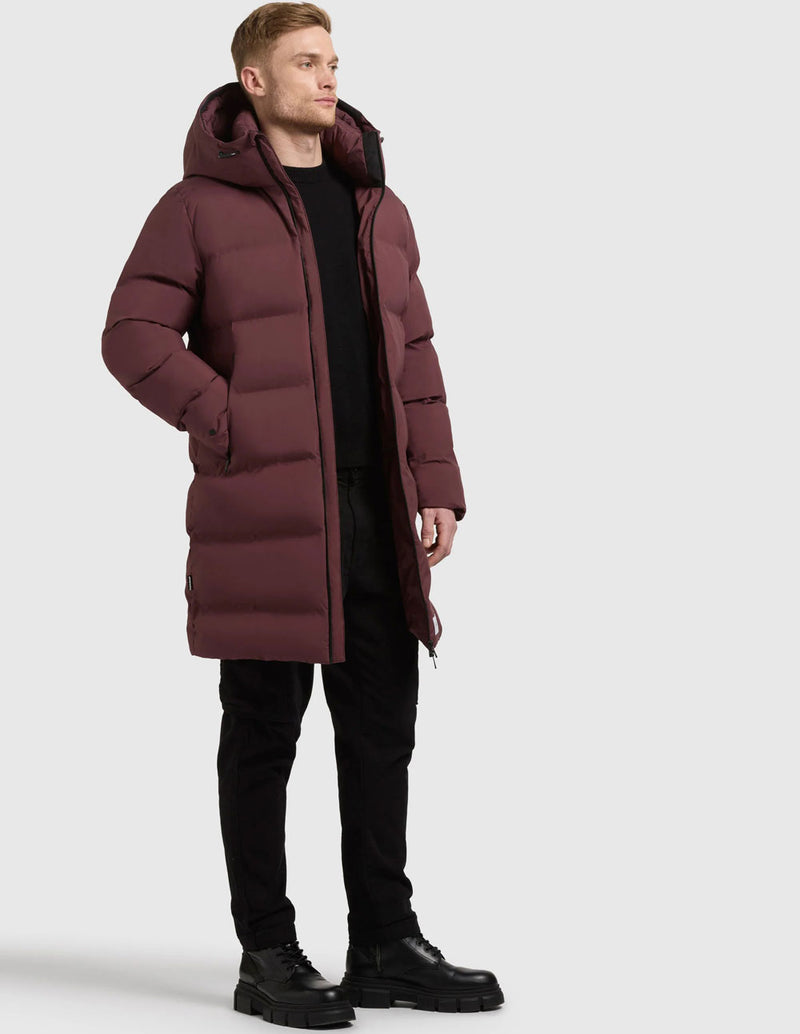 Parka Khujo Caius3 Granate Hombre