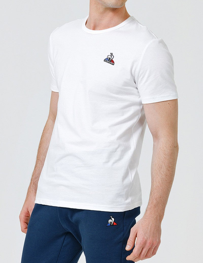 Camiseta Le Coq Sportif Essentiels con Logo Blanca Hombre