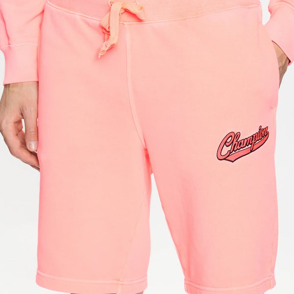 Pink champion 2024 sweat shorts