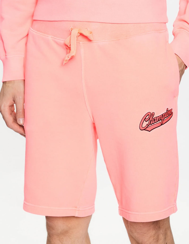 Men's Champion Pink Logo Short