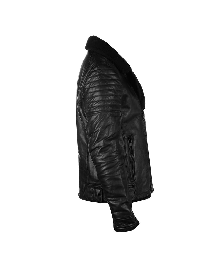 Chaqueta Gipsy de Cuero Mildorf Negra Hombre