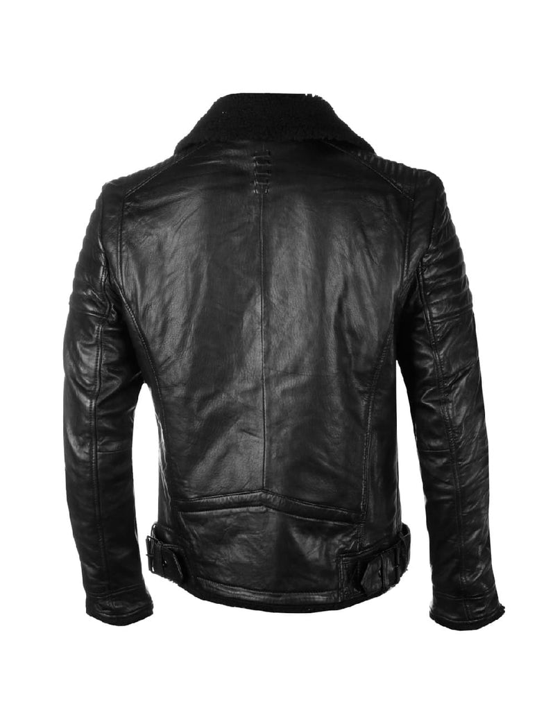 Chaqueta Gipsy de Cuero Mildorf Negra Hombre