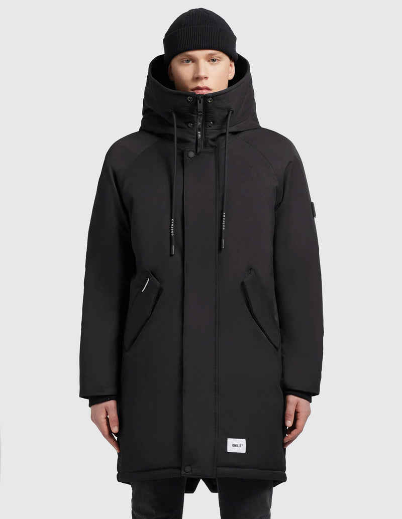 Parka Khujo Hant Negra Hombre