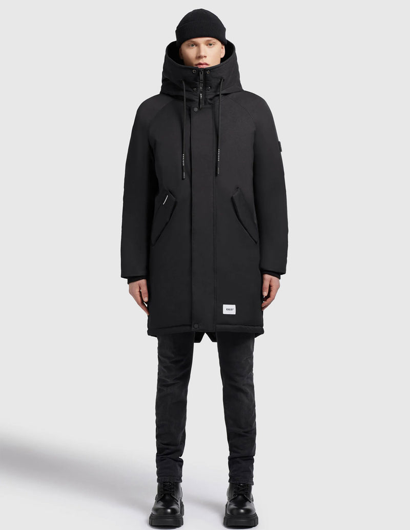 Parka Khujo Hant Negra Hombre