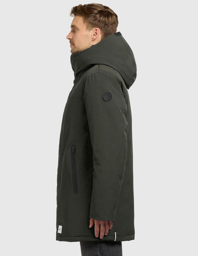 Parka Khujo Kann Acolchada Verde Hombre