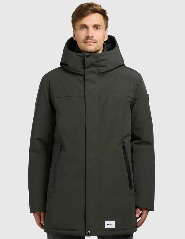 Parka Khujo Kann Acolchada Verde Hombre