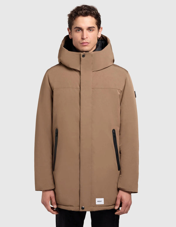 Parka Khujo Kann Acolchada Marrón Hombre