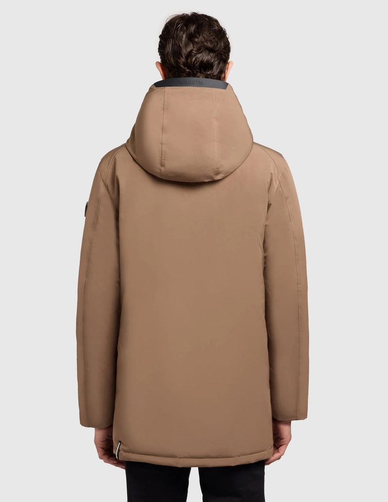 Parka Khujo Kann Acolchada Marrón Hombre