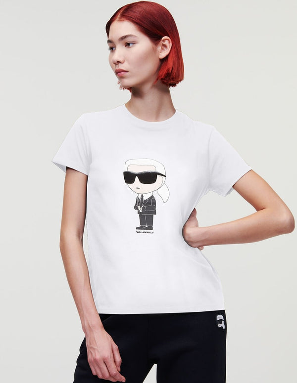 Karl Lagerfeld 230W1706 Camisetas Manga corta Mujer Blanco