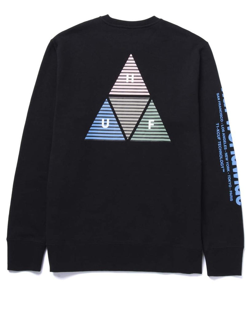 HUF Triple Triangle Black Men's Sweatshirt