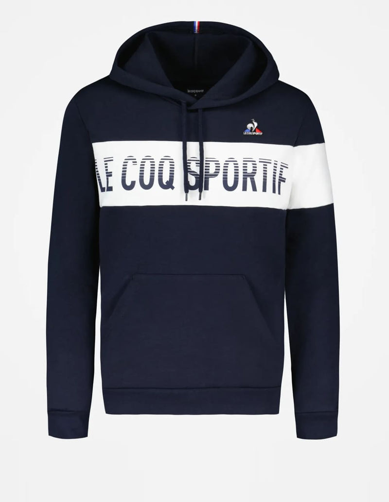 Sudadera con Capucha Le Coq Sportif con Logo Azul Marino Unisex