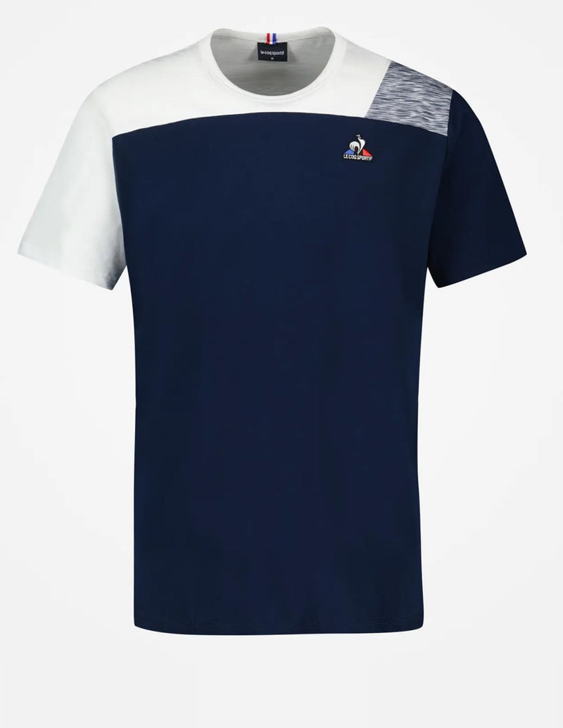 Camiseta Le Coq Sportif con Logo Azul Marino Unisex