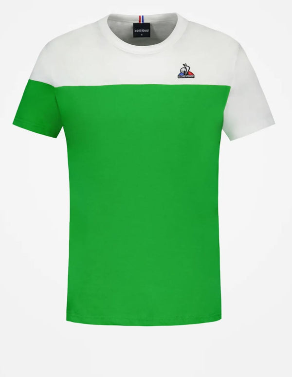 Camiseta Le Coq Sportif con Logo Verde Unisex