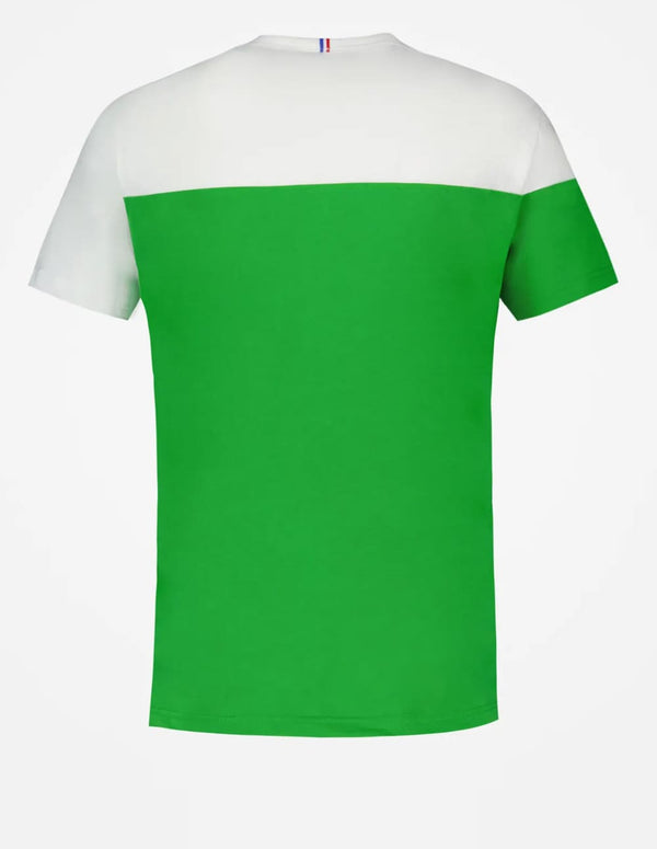 Camiseta Le Coq Sportif con Logo Verde Unisex