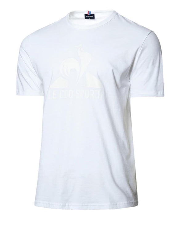 Camiseta Le Coq Sportif con Logo Blanca Hombre