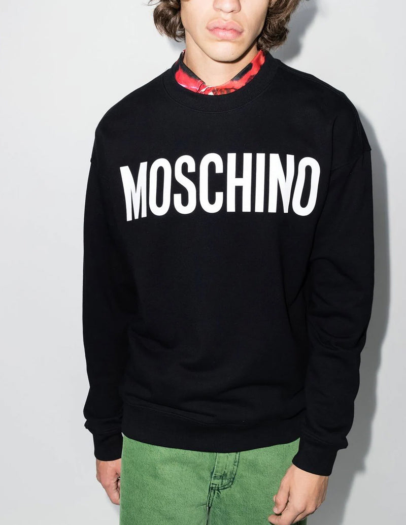 Sudadera Moschino con Logo Negra Hombre