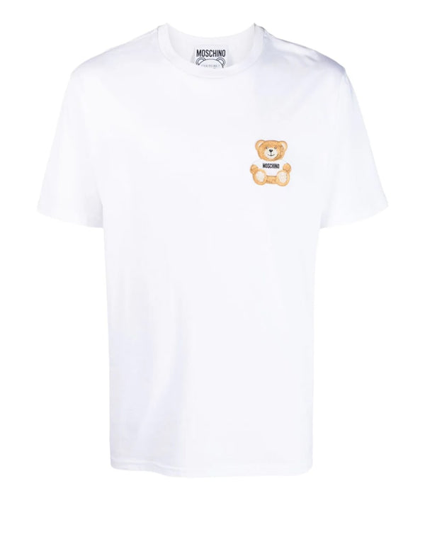 Camiseta Moschino Couture Teddy Bear Blanca Hombre