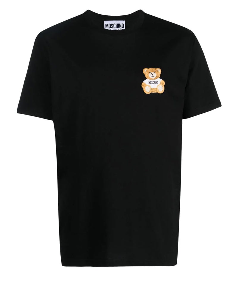 Camiseta Moschino Couture Teddy Bear Negra Hombre 232ZRV073070411555