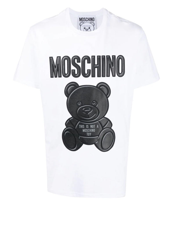 Camiseta Moschino Couture Teddy Bear Blanca Hombre