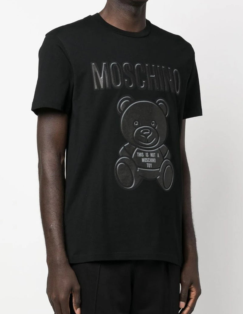 Camiseta Moschino Couture Teddy Bear Negra Hombre