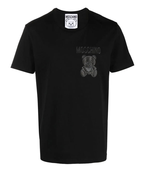 MOSCHINO Camiseta estampada - fantasy black/negro 
