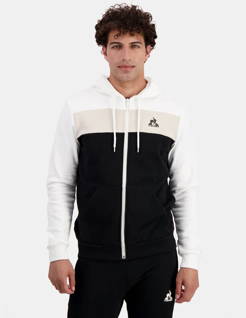 Sudadera con Capucha Le Coq Sportif Contemporain Negra Hombre