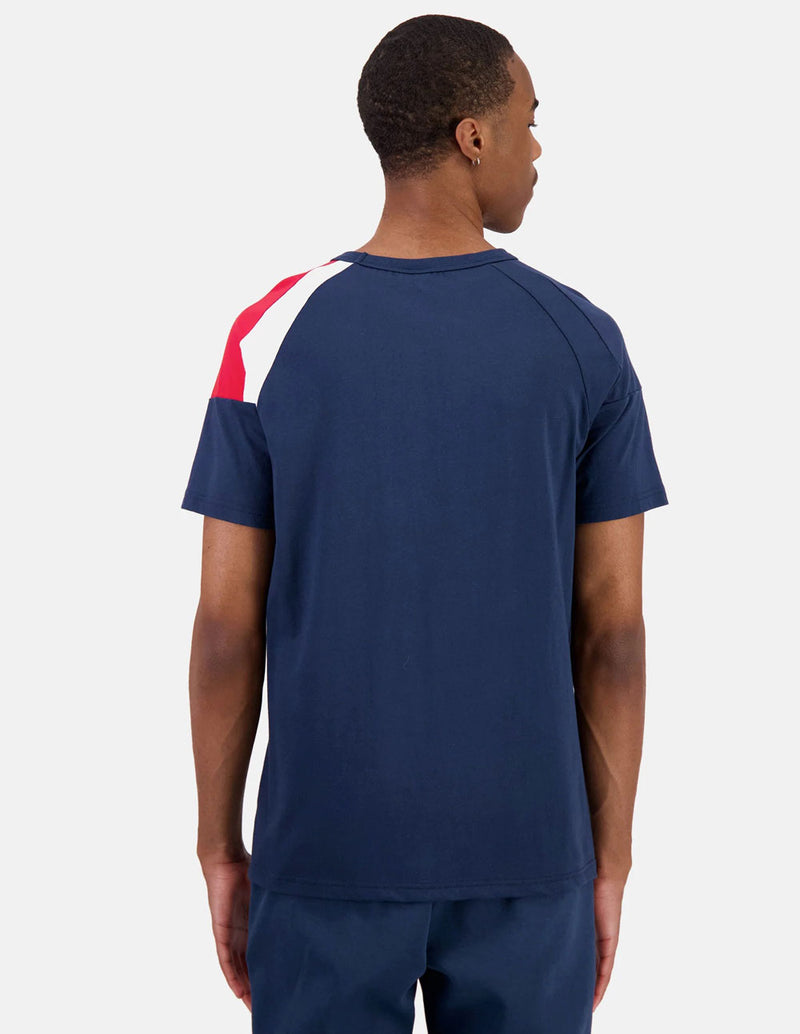 Camiseta Le Coq Sportif Tricolor Azul Marino Hombre