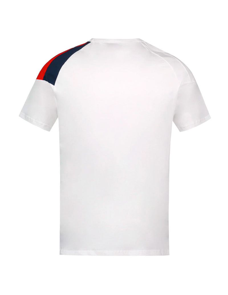 Camiseta Le Coq Sportif Tricolor Blanca Hombre