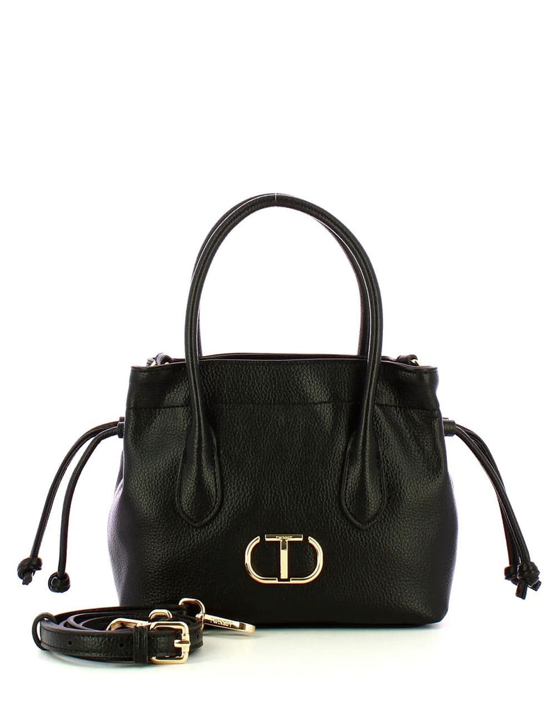 Bolso TWINSET Oval T Negro Mujer 22 x 17 x 10