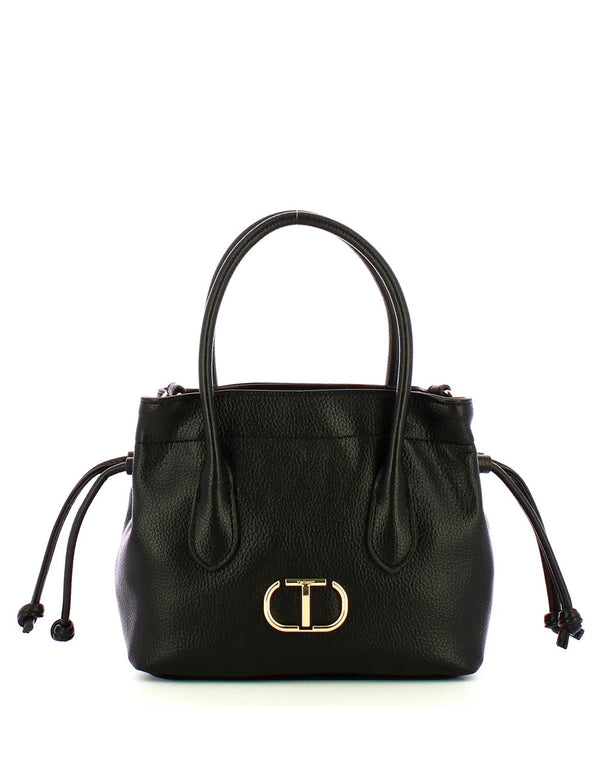 Bolso TWINSET Oval T Negro Mujer 22 x 17 x 10