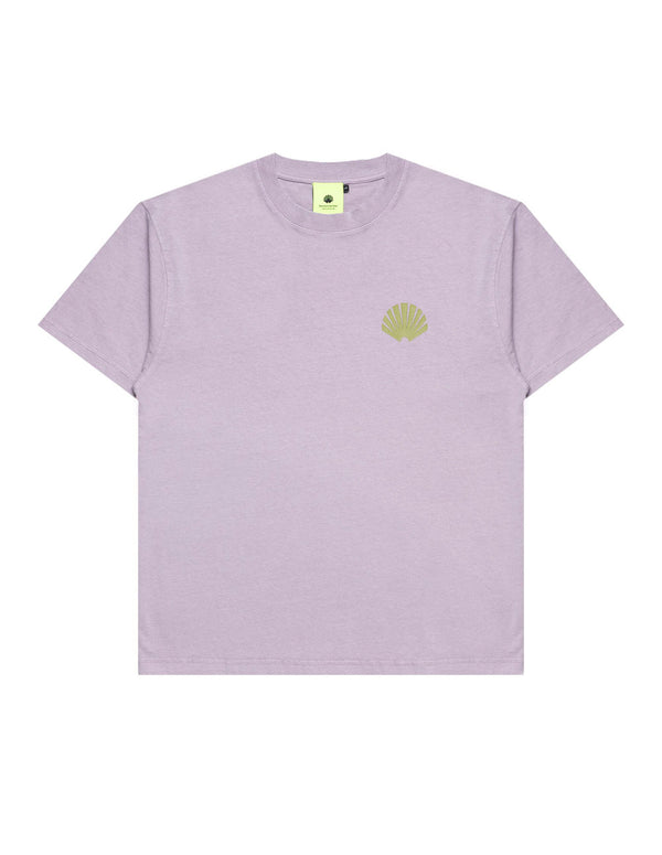 Camiseta New Amsterdam Lace Print Logo Morada Unisex