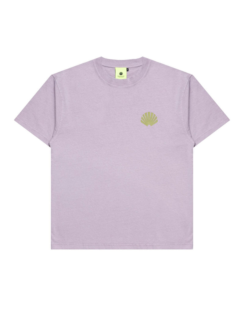 Camiseta New Amsterdam Lace Print Logo Morada Unisex