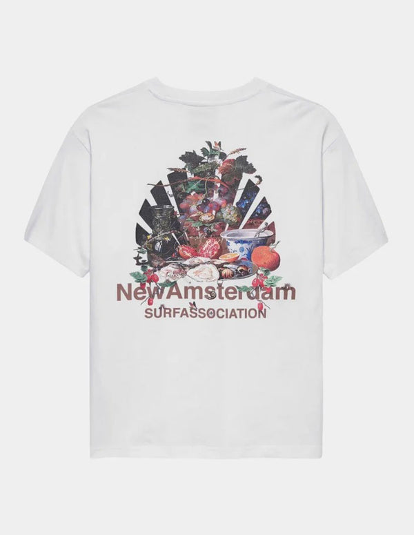 Camiseta New Amsterdam Buffet Blanca Unisex