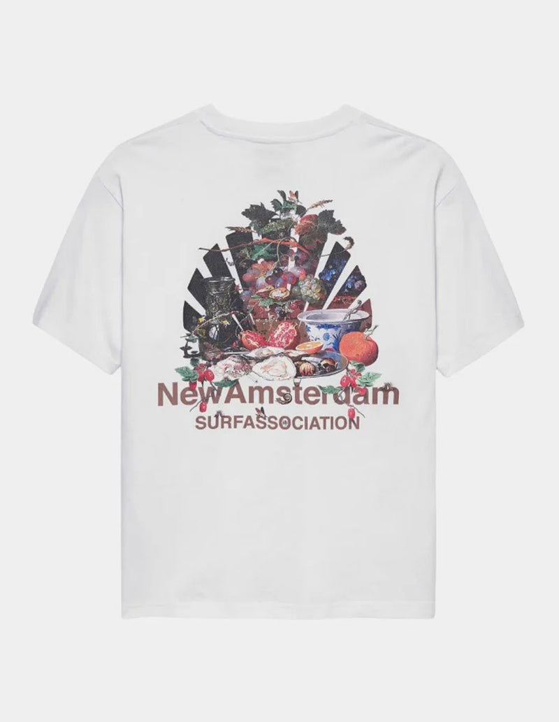 Camiseta New Amsterdam Buffet Blanca Unisex