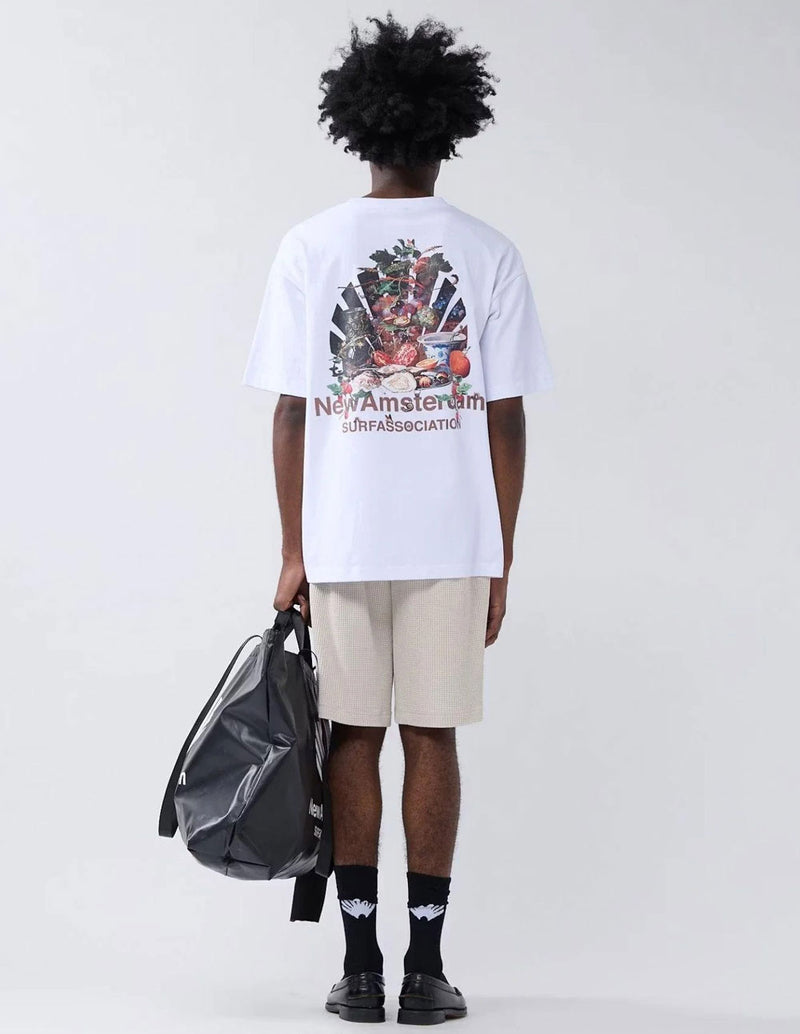 Camiseta New Amsterdam Buffet Blanca Unisex