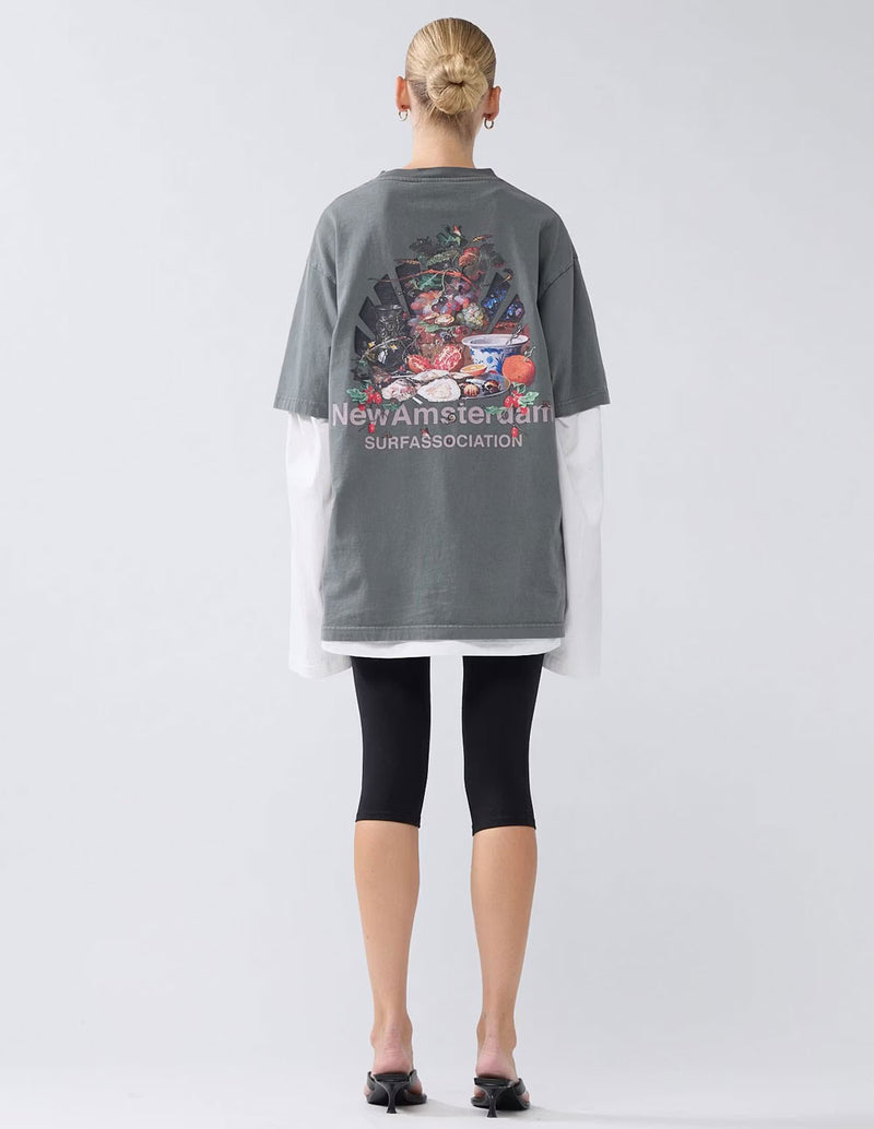 Camiseta New Amsterdam Buffet Gris Unisex