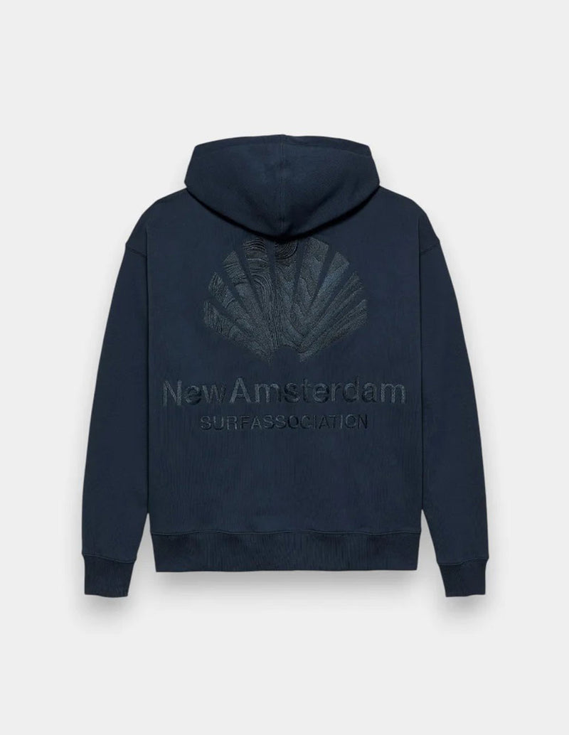 Sudadera con Capucha New Amsterdam Logo Azul Unisex