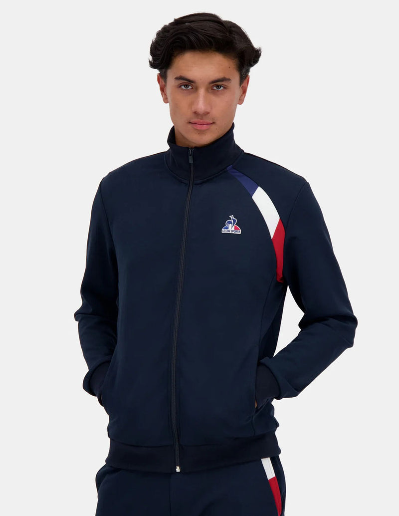 Sudadera Le Coq Sportif con Cremallera Azul Marino Hombre