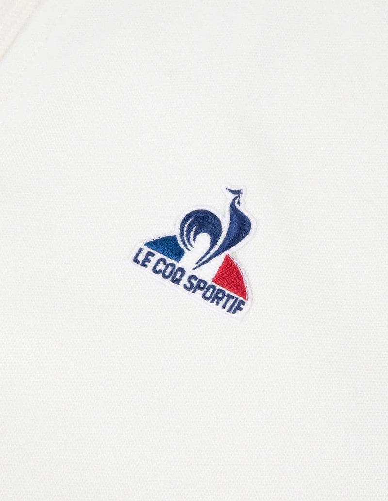 Sudadera Le Coq Sportif con Cremallera Beige y Azul Hombre