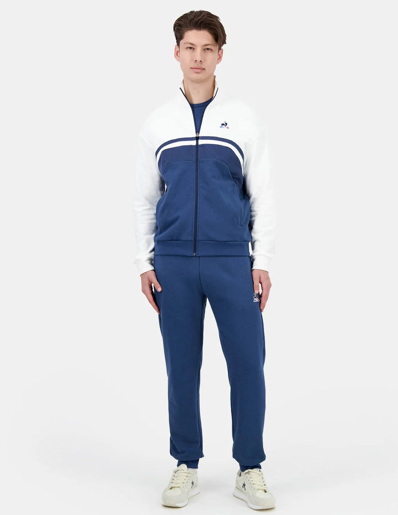 Chaqueta Le Coq Sportif Contemporain  Azul y Beige Hombre