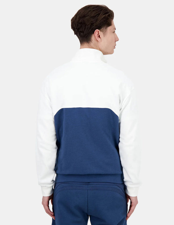 Chaqueta Le Coq Sportif Contemporain  Azul y Beige Hombre
