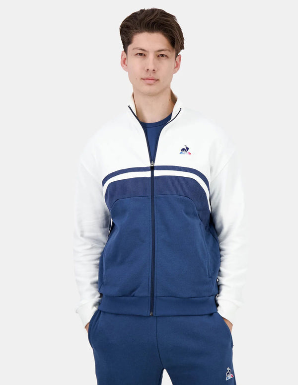 Chaqueta Le Coq Sportif Contemporain  Azul y Beige Hombre